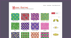 Desktop Screenshot of mosaicknitting.com